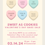 ROTC SWEET AS COOKIES VALENTINE’S BAKE SALE