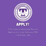 CITL Financial Associate Position