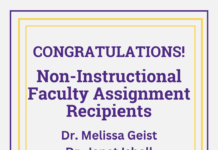 2024-2025 Non-Instructional Faculty Assignment Recipients