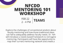 NCFDD: Mentoring 101 Workshop