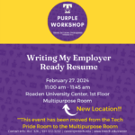Purple Career Readiness Workshop on February 27!
