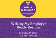 Purple Career Readiness Workshop on February 27!