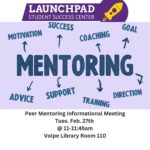 Launchpad Peer Mentoring Program Informational Meeting