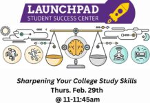 Sharpening Your College Study Skills Workshop