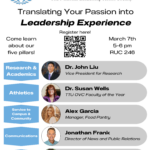 ODK Panel Discussion – Translating Your Passion into Leadership Experience