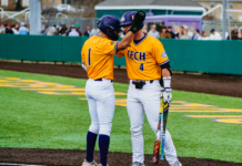 Tech Baseball hosts Davidson in Weekend Series