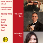 Guest Chamber Music Recital tonight at 7:30 p.m.