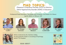 Learn about OCD & ADHD in Education at Mad Topics, April 8th