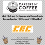 Careers ‘N Coffee with Civil and Environmental Consultants on March 27!