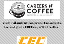 Careers ‘N Coffee with Civil and Environmental Consultants on March 27!