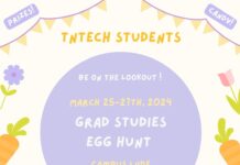 Be on the lookout for Grad Studies Eggs-travaganza!