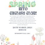 English Club’s March 26 Meeting