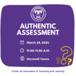 CITL: Authentic Assessment Workshop