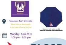 ROTC HOSTS BLOOD DRIVE