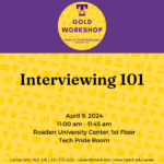 Gold Career Readiness Workshop on April 9!