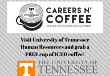 Careers ‘N Coffee with University of Tennessee Human Resources on April 10!