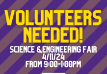 Volunteers Needed Regional Science & Engineering Fair 4.11.24