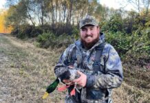 Cory Highway, PhD student, Environmental Science awarded Ducks Unlimited honor