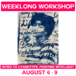 Cyanotype – Printing with Light Workshop at the Craft Center