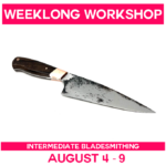 Intermediate Bladesmithing Workshop at the Appalachian Center for Craft