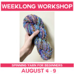 Yarn Spinning Workshop at the Appalachian Center for Craft
