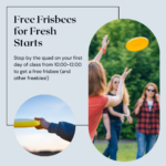Free Frisbees for Fresh Starts