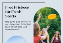Free Frisbees for Fresh Starts