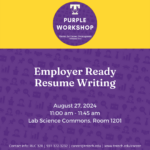 First Purple Career Readiness Workshop on August 27th – Writing an Employer Read