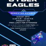 First CyberEagles Meeting of the Semester