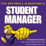 TTU Softball Manager Wanted