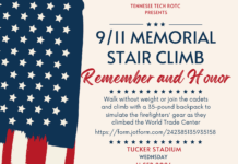 TENN TECH’S ROTC PROGRAM HOSTS 9/11 MEMORIAL STAIR CLIMB