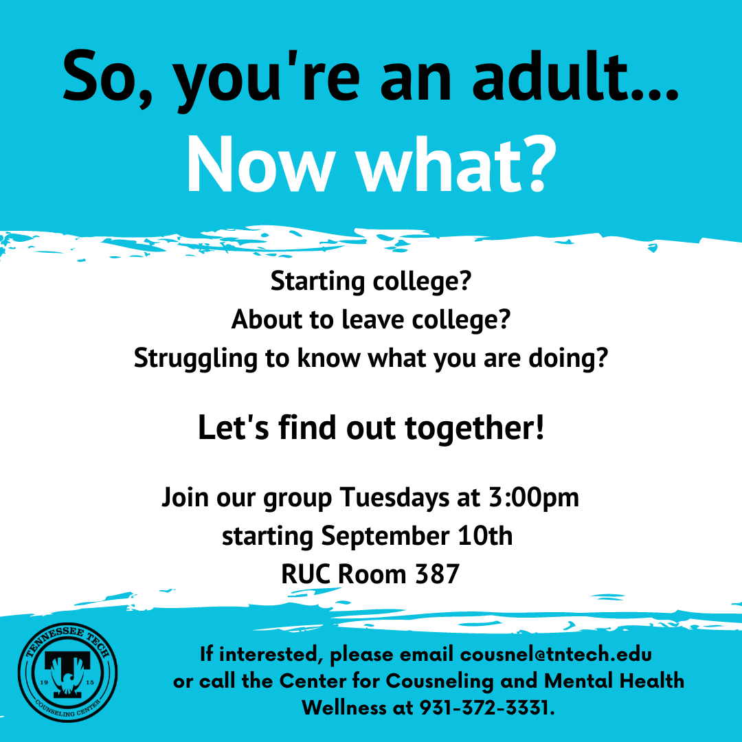 Adulting 1010 Group Starts Sept 10th