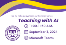 CITL Top 10 Takeaways from Our Summer Series: Teaching with AI