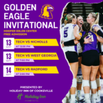 Tech Volleyball Hosts Annual Golden Eagle Invitational Presented by Holiday Inn