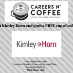 Careers n’ Coffee on MONDAY!