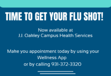 Flu Shots Available at Health Services!