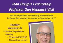 Dreyfus Lectureship Events- Sept 26