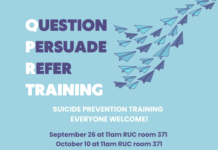 First QPR Training of the semester, today (9/26) at 11 AM!