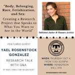Yael Rosenstock Gonzalez: Research Talk with Q&A