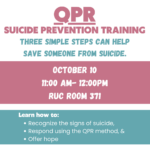 Suicide Prevention Training