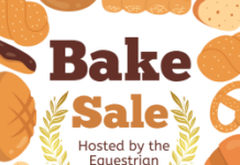 Equestrian Team Bake Sale on Oct 8th