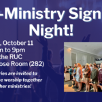 Co-Ministry Singing Night!