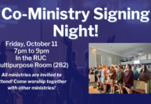 Co-Ministry Singing Night!