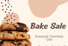 Graduate Chemistry Club Bake Sale Oct 10