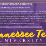 Nominate a Faculty Member for Scholar-Mentor Award 2024-25
