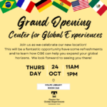 Grand Opening-Center for Global Experiences