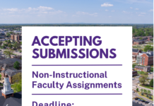 Non-Instructional Faculty Assignments 2025-2026 – Call for Submissions