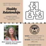 WMC Wellness Series Session Two: Healthy Relationships