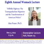 Womack History Lecture-Monday