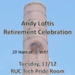 Andy Loftis Retirement Reception – Nov. 12th